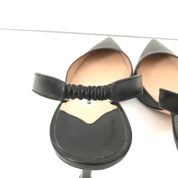 ✨SOLD✨ Manolo Blahnik Carolyne Slingback Leather Pumps - Picture 4 of 10